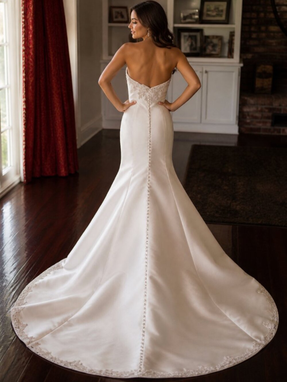 RIVINI Gown + Veil by Erin Cole - Picture 3 of 10